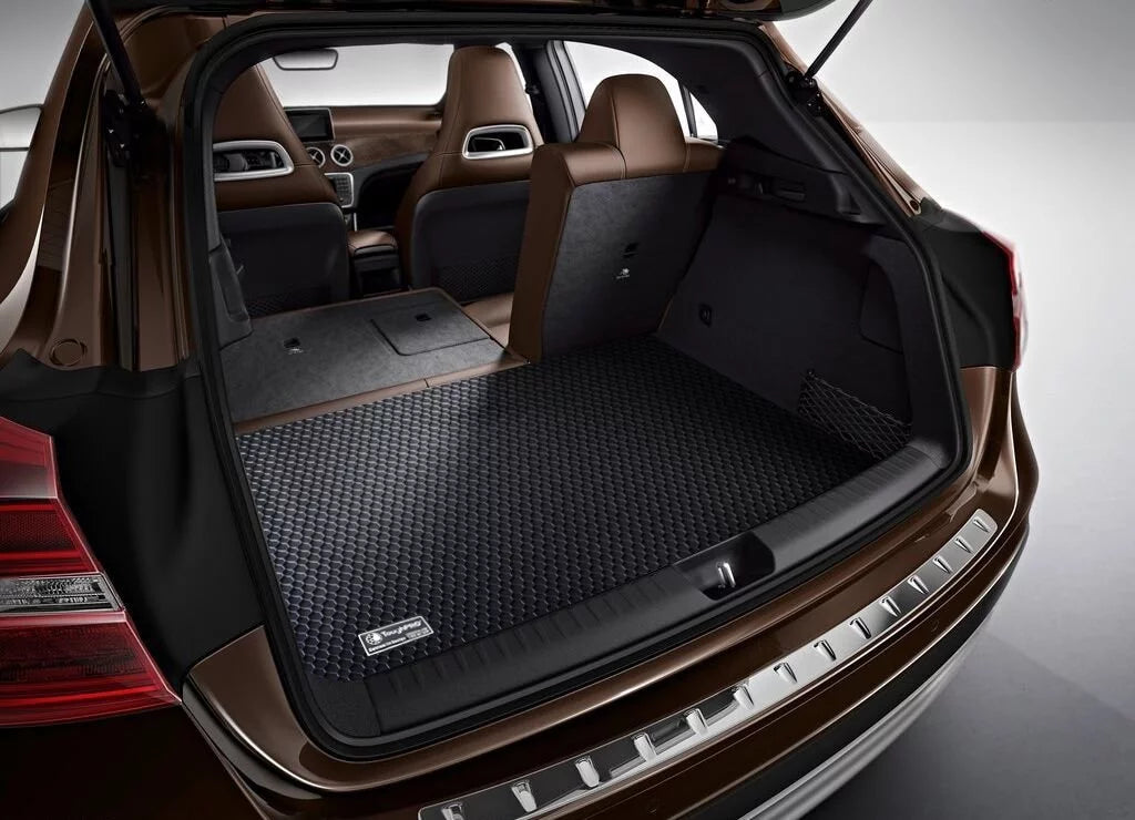 ToughPRO - Trunk Mat Compatible with BMW X3 - All Weather Heavy Duty (Made in USA) - Black Rubber - 2016