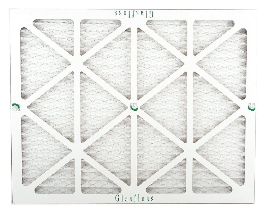 Glasfloss Air Filter 20x22x2 - 2" MERV 10 - (Pack of 6) - Pleated AC or HVAC Air Filter - Furnace Air Filter - Home or Office - Made In The USA.