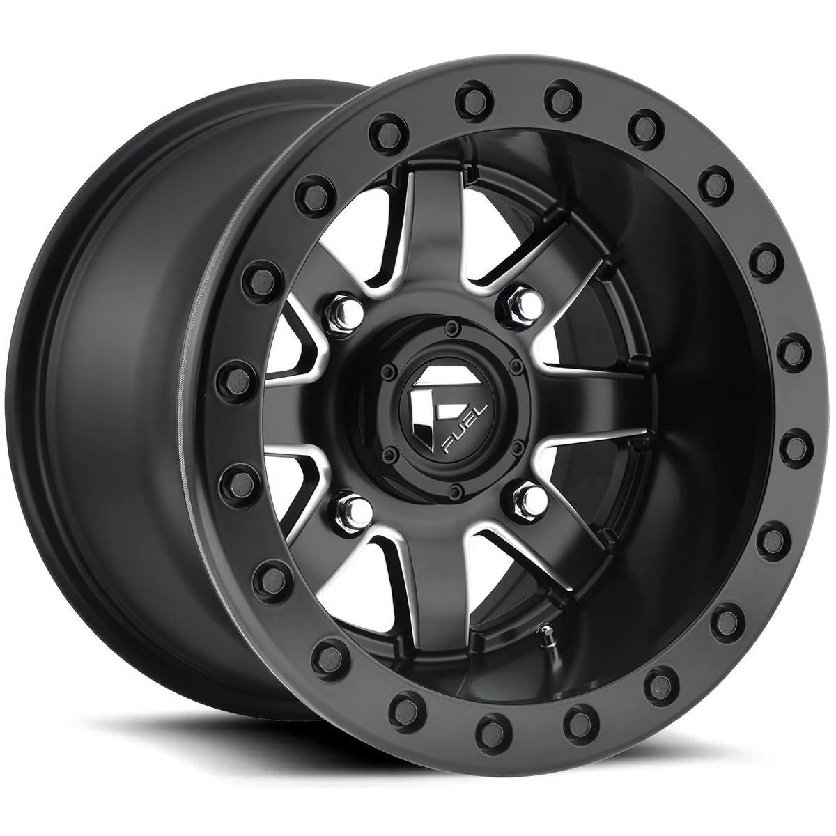 Fuel Maverick Bdlk 15" Wheels Mi (4+3) 30" Warrior XT Tires Kawasaki Mule ProFXT