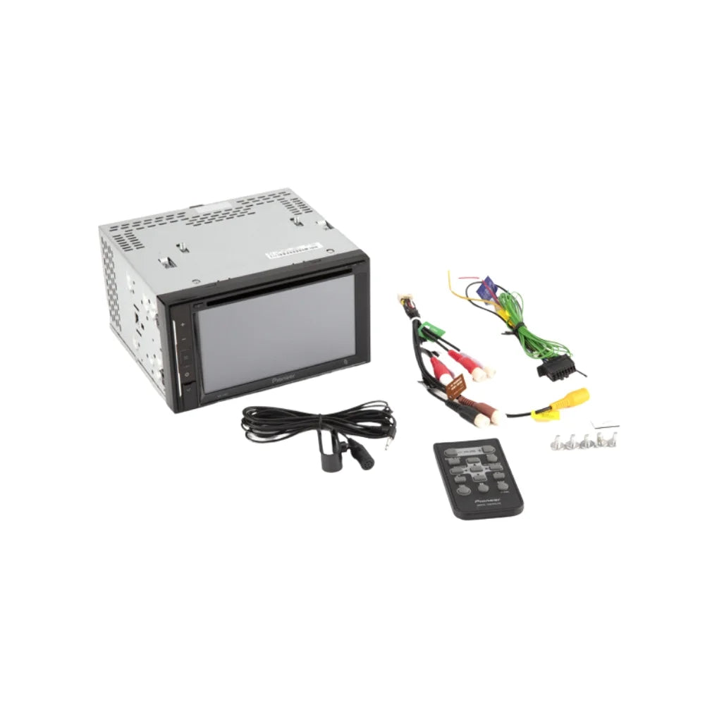 KIT4854 Bundle for 2002-2004 Chevrolet S-10 Pickcup W/ Pioneer AVH-241EX Double DIN Car Stereo with Bluetooth/Backup Camera/Install Kit/in-Dash DVD/CD AM/FM 6.2" Touchdisplay Digital Media Receiver