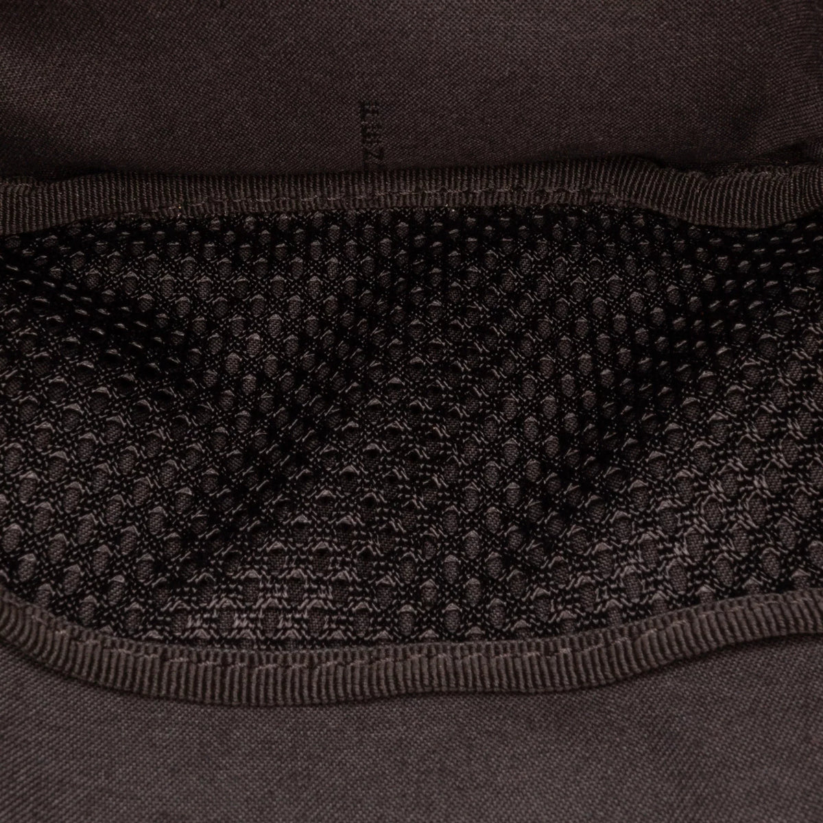 Pre-Owned Authenticated Fendi FF Neoprene Vitello Grace Perforated Pocket Belt Bag Knit Fabric Black Unisex (Good)