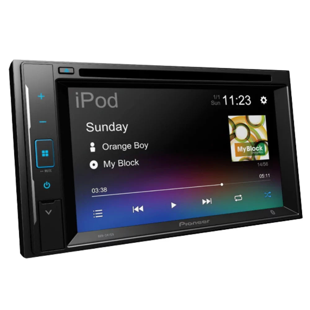 KIT4971 Bundle for 2002-2005 Volkswagen Jetta GLI W/ Pioneer AVH-241EX Double DIN Car Stereo with Bluetooth/Backup Camera/InstalLatitudeion Kit/in-Dash DVD/CD AM/FM 6.2" Touchdisplay Digital Media Receiver