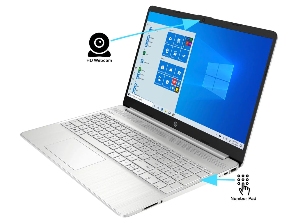 15 Notebook, 15.6" HD Display, Intel Core i5-1135G7 Upto 4.2GHz, 32GB RAM, 512GB NVMe SSD, HDMI, Card Reader, Wi-Fi, Bluetooth, Windows 10 Pro