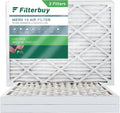 Filterbuy 10x16x2 MERV 13 Pleated HVAC AC Furnace Air Filters (3-Pack)