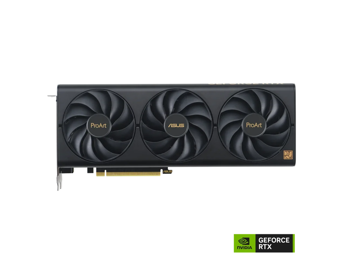ASUS ProArt GeForce RTX 4070 SUPER OC Edition Graphics Card (PCIe 4.0, 12GB GDDR6X, DLSS 3, HDMI 2.1a, DisplayPort 1.4a) PROART-RTX4070S-O12G