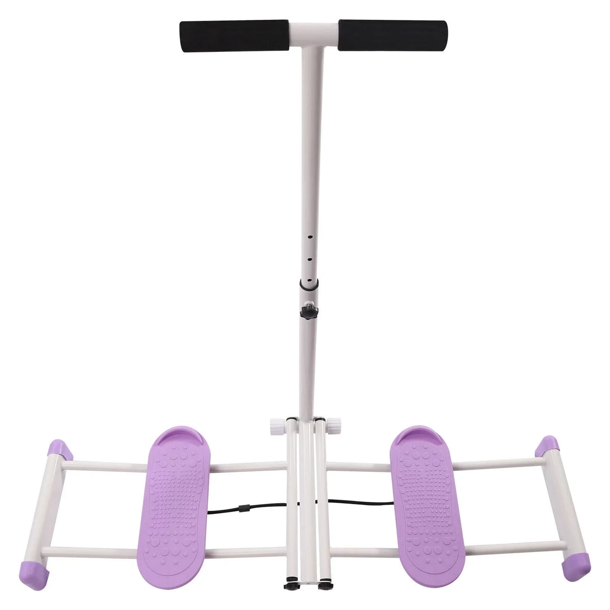 Fichiouy 100kg Pelvic Floor Muscle Fitness Training Equip Hip Trainer with Adjustable Rods Training Device Purple for Home Gym