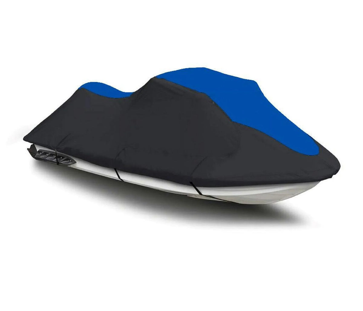 BLACK / BLUE HEAVY-DUTY, PWC 600D JET SKI Cover Compatible for Polaris SLT 700 1994 1995 1996 1997