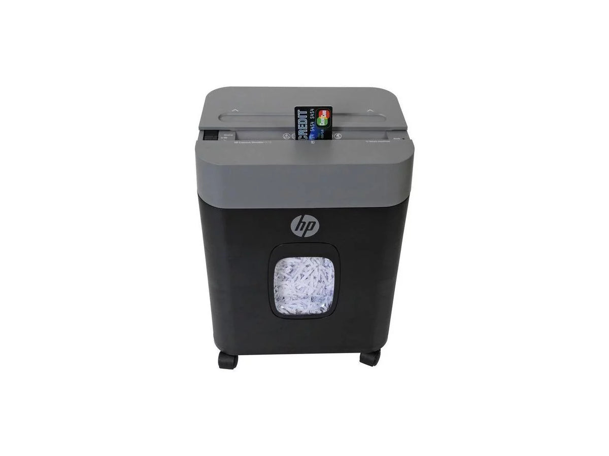 Royal CC12 Paper Shredder - Cross Cut - 12 Per Pass - for shredding Paper, Staples, Credit Card, Envelope - 8.75" Throat - 2 Minute Run Time - 30 Minute Cool Down Time - 3.40 gal Wastebin Capacit