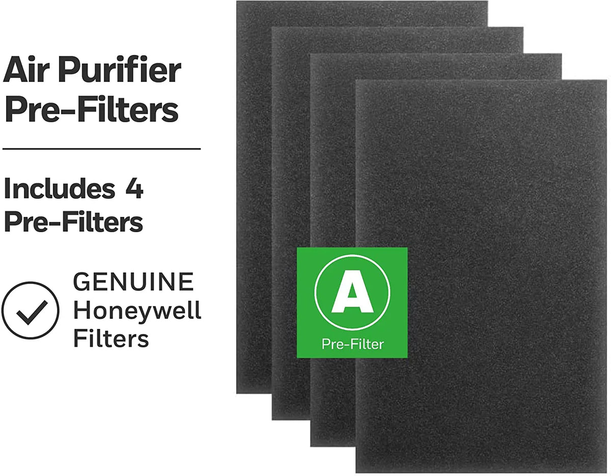 Honeywell HRF-A300 Pre-Cut Carbon Pre-filter for Air Purifiers A5300 & A300, 4-Pk. - Quantity 12