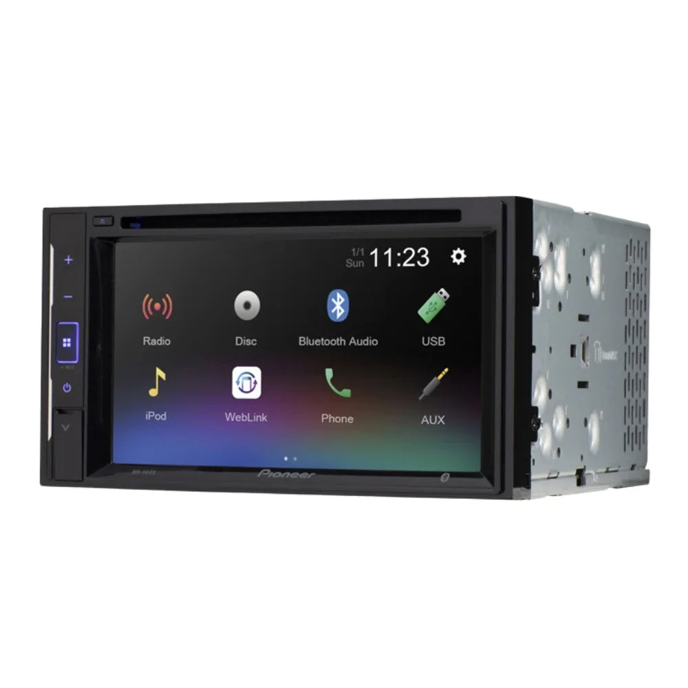 KIT4971 Bundle for 2002-2005 Volkswagen Jetta GLI W/ Pioneer AVH-241EX Double DIN Car Stereo with Bluetooth/Backup Camera/InstalLatitudeion Kit/in-Dash DVD/CD AM/FM 6.2" Touchdisplay Digital Media Receiver