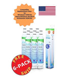 ZUMA Brand , Water and Ice Filter , Model # OPFW3-RF300 , Compatible with Whirlpool® WFI-NL120V - 6 Pack - Made in U.S.A.