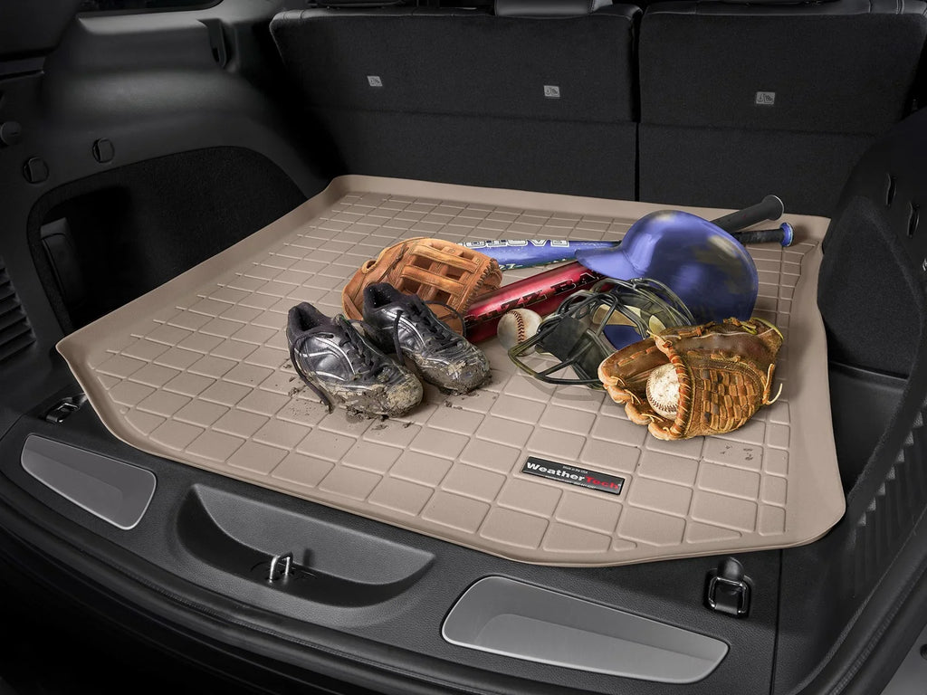 WeatherTech Cargo Trunk Liner with Bumper Protector compatible with 2018-2024 Nissan Murano - Behind 2nd Row Seating With Bumper Protector, Black