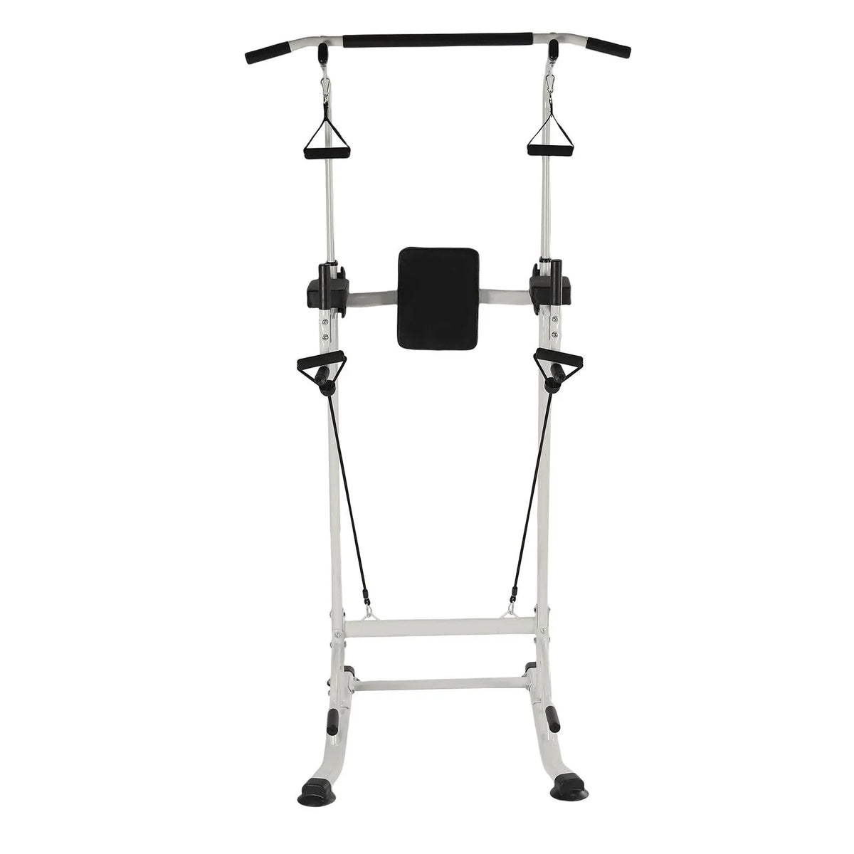 Home Gym Power Tower Dip Station Chin Up Bar Power Tower Pull Push Home Gym Black Adjustable Height