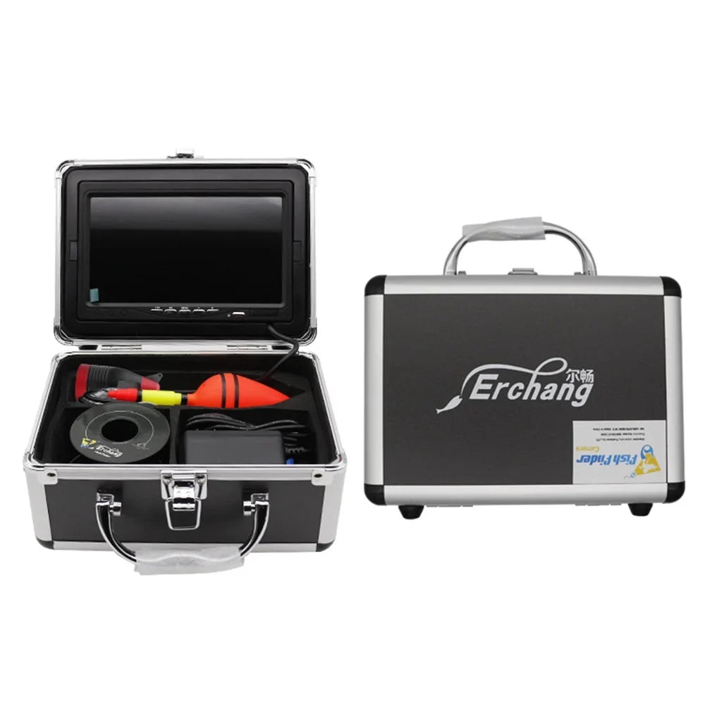 Erchang 7 Inch DVR Underwater Fishing Camera - Portable Video Fish Finder for Lake and Sea Fishing