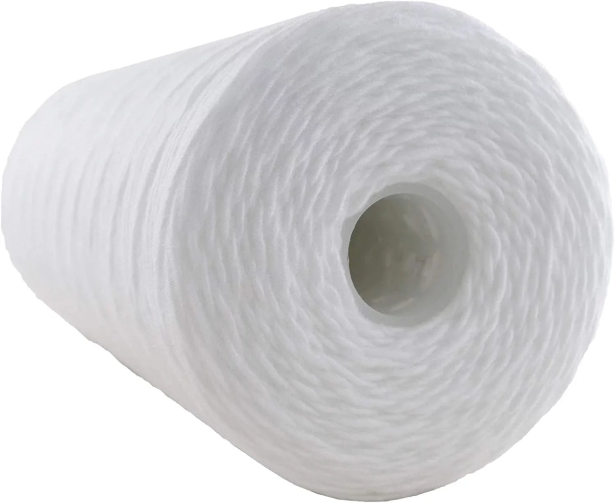 SpiroPure SP-WP1-BB 10x4.5 1 Micron String-Wound Polypropylene Water Filter Cartridge SWC-45-1001 WP1BB97P 355213-43 (Case of 8)