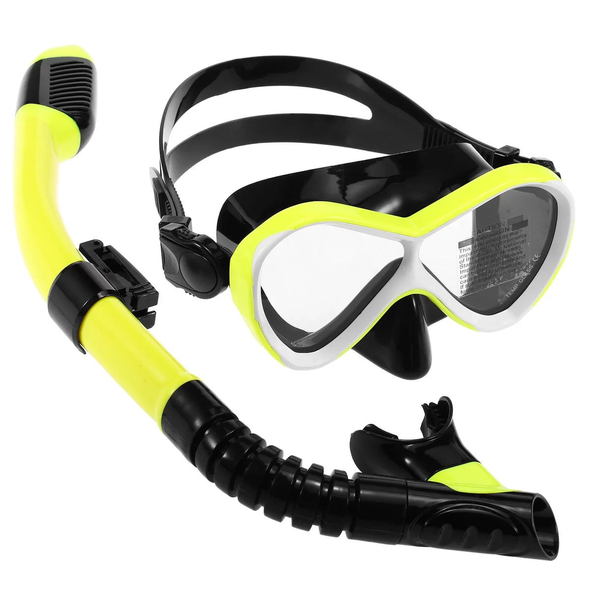 Apexeon Kids Professional Swimming Goggles with  Snorkel Tube Set - Fog Resistant Goggles for Snorkelers - Ideal for Kids' Water Excursions