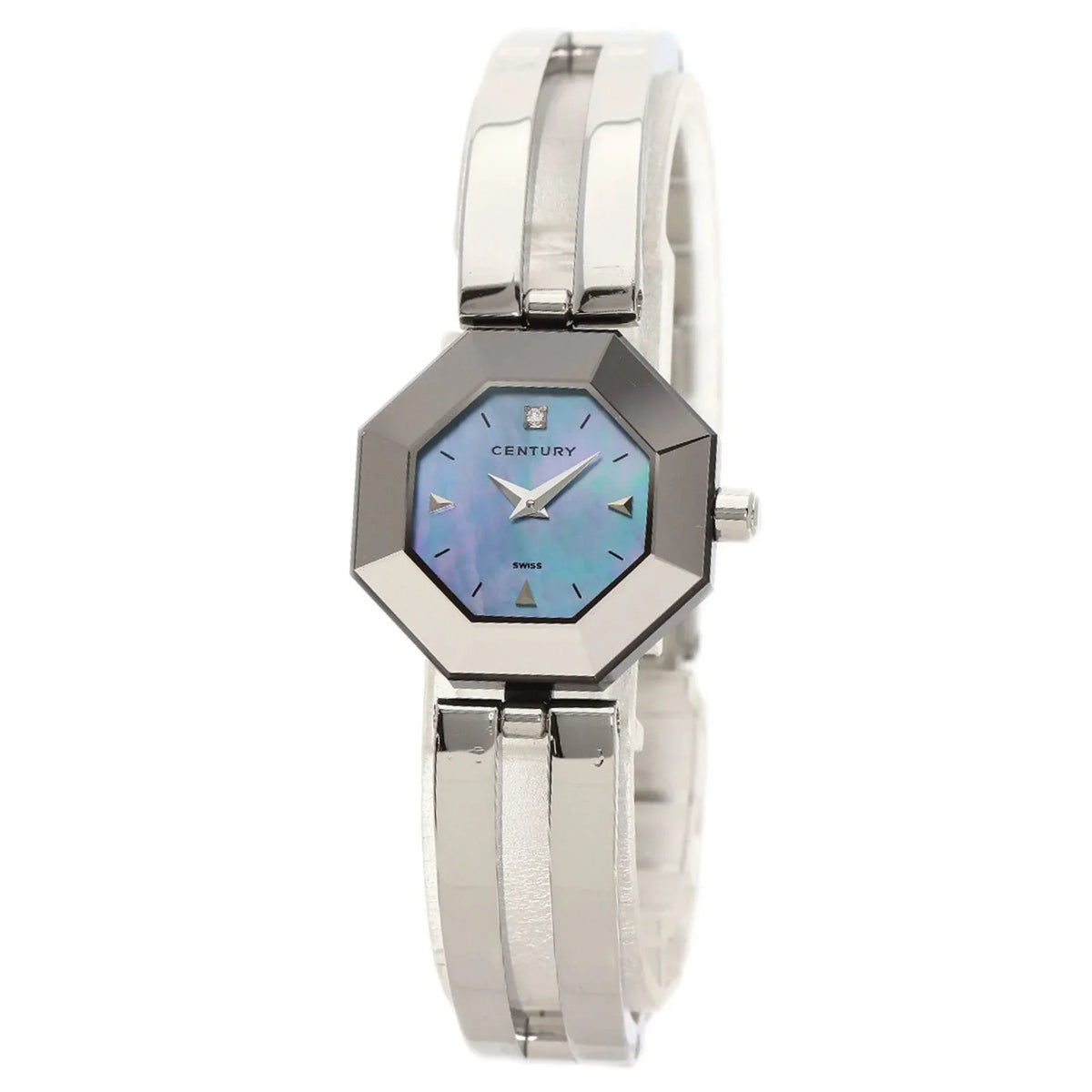 Pre-Owned Century Time Gem Watch Stainless Steel/SS Ladies CENTURY (Good)