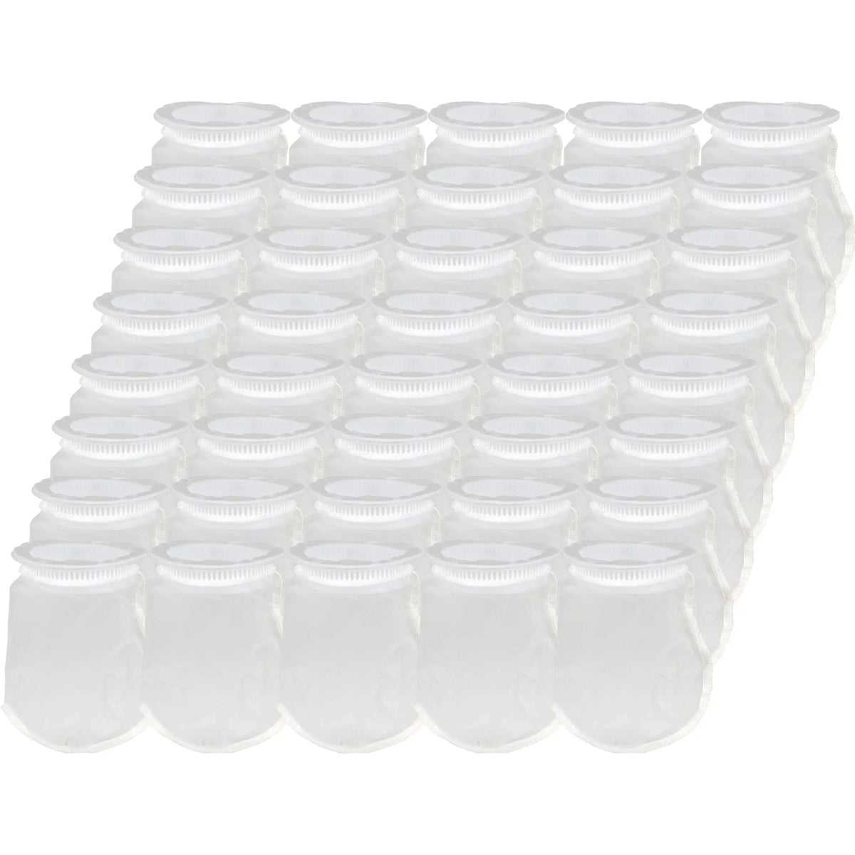 SpiroPure SP-BN-410-100 100 Micron #3 (10”) Woven Nylon Monofilament Mesh Liquid Bag Filter BN-410-100 255009-03 (Case of 40)