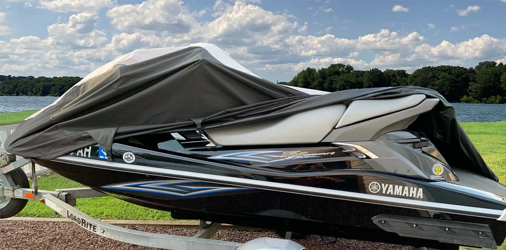 SUPER HEAVY-DUTY PWC 600D JET SKI Cover Compatible for Sea Doo Sea-Doo Bombardier GS 1996-1999 2000 2001 1-2 Seater