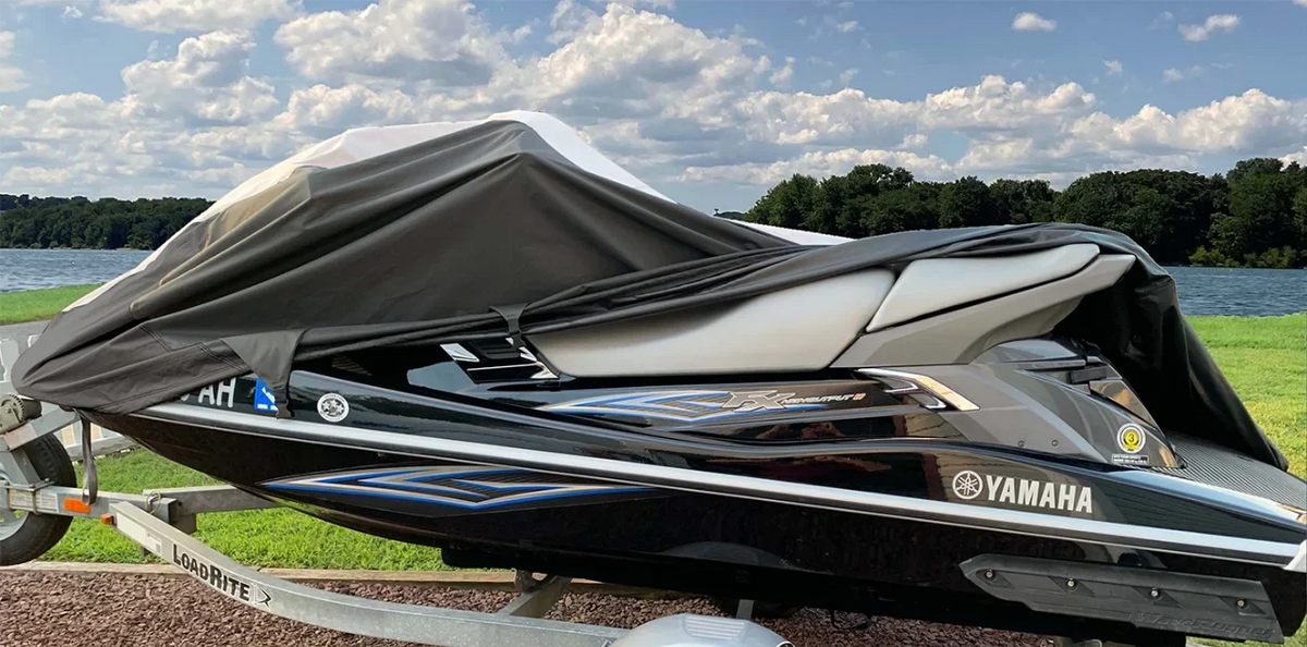 SUPER HEAVY-DUTY PWC 600D JET SKI Cover Compatible for Kawasaki ST 750 / JT750 ST 1993-1998