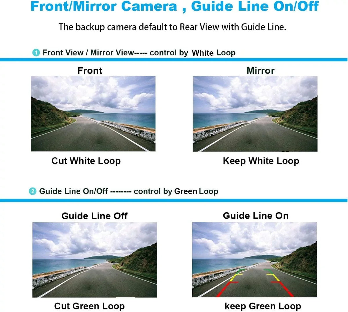 Backup Camera Rearview License PLatitudee Frame for JVC KWM960BW KW-M960BW Black