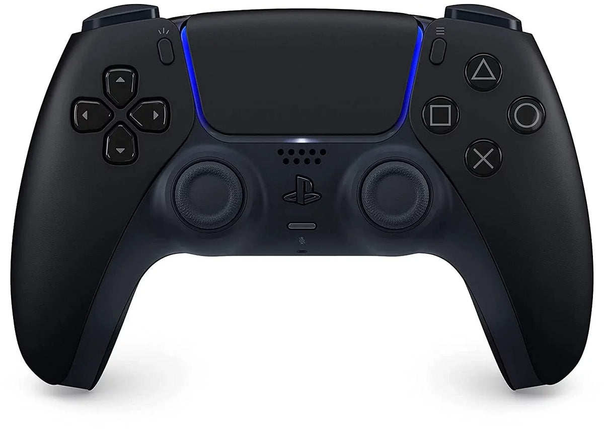Playstation 5 Disc Version ( PS5 Disc) with Midnight Black Extra Controller, Destruction Allstars and Microfiber Cleaning Cloth Bundle