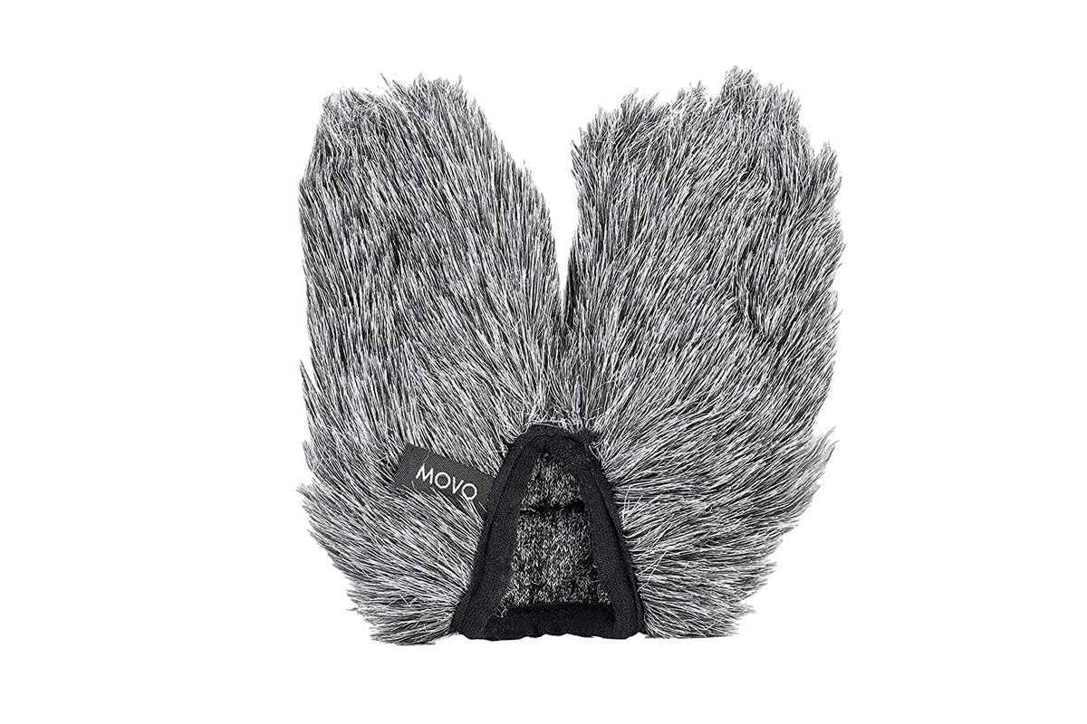 Movo WS-SM440 Furry Outdoor Microphone Winddisplay Muff Custom Fit for Sennheiser MKE 440 Compact Stereo Shotgun Microphone