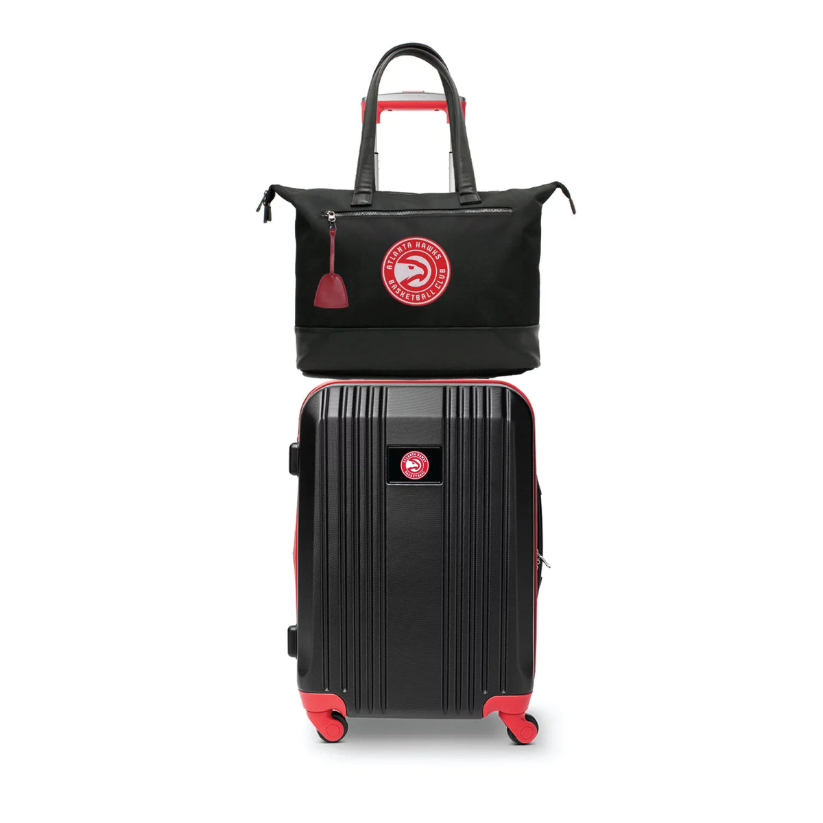 MOJO Atlanta Hawks Premium Laptop Tote Bag and Luggage Set