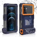 UrbanX Professional [15m/50ft] Swimming Diving Surfing Snorkeling Photo Video Waterproof Protective Case Underwater Housing for Tecno Camon 18T And all Phones Up to 6.9 Inch LCD with Lanyard
