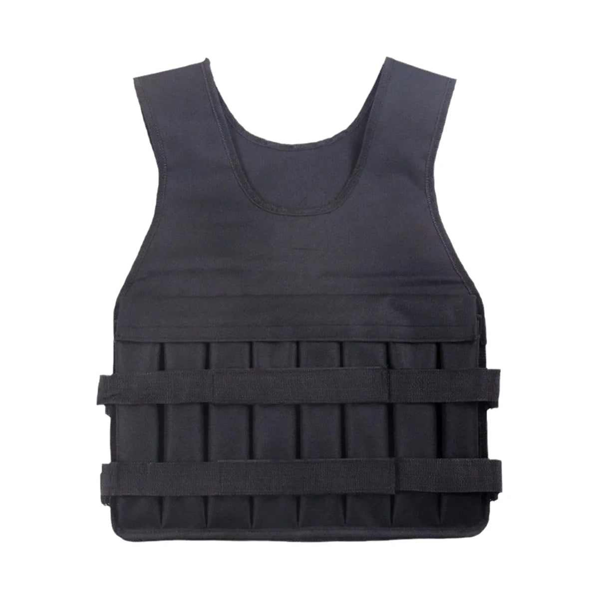 funtasica Loading Vest Exercise Jacket for Boxing Running Gym Fitness 8 Pockets Exercise Slim Design Strength Training Body Weight Vest