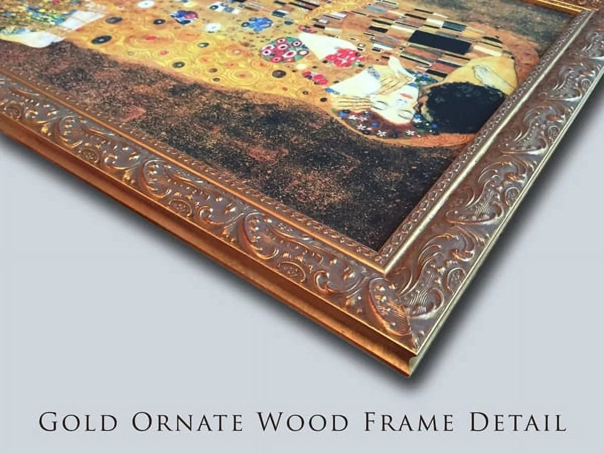 Clement VII crowns Charles V 24x18 Gold Ornate Wood Framed Canvas Art by Giorgio Vasari