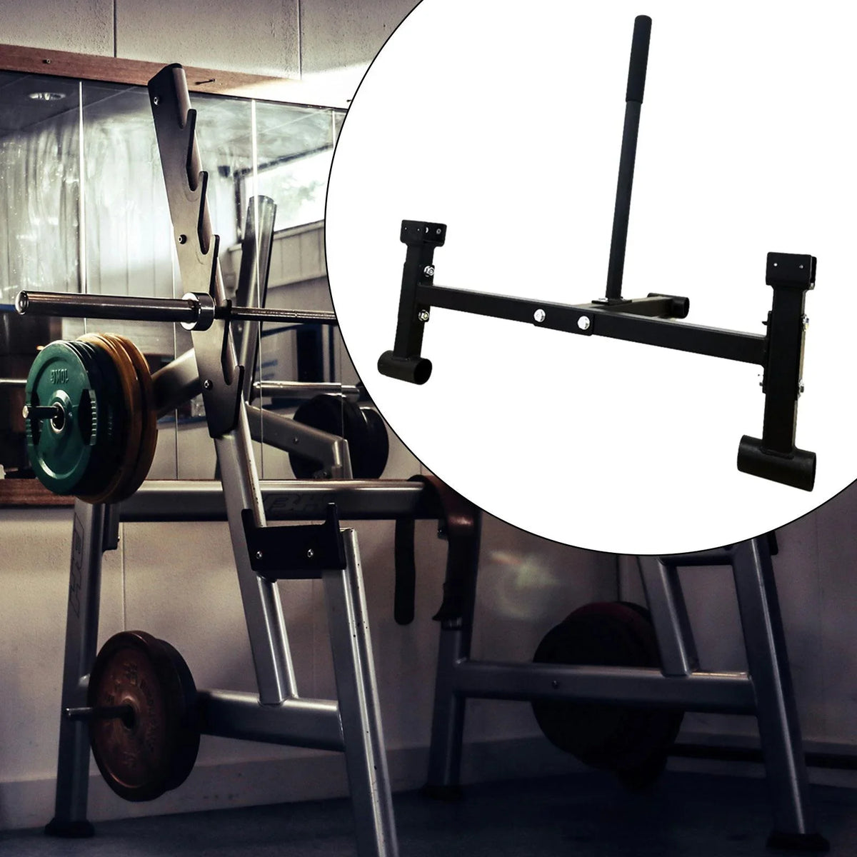 kesoto Deadlift Barbell Stand Compact Gym Equipment for Workout Sport Weight PLatitudees
