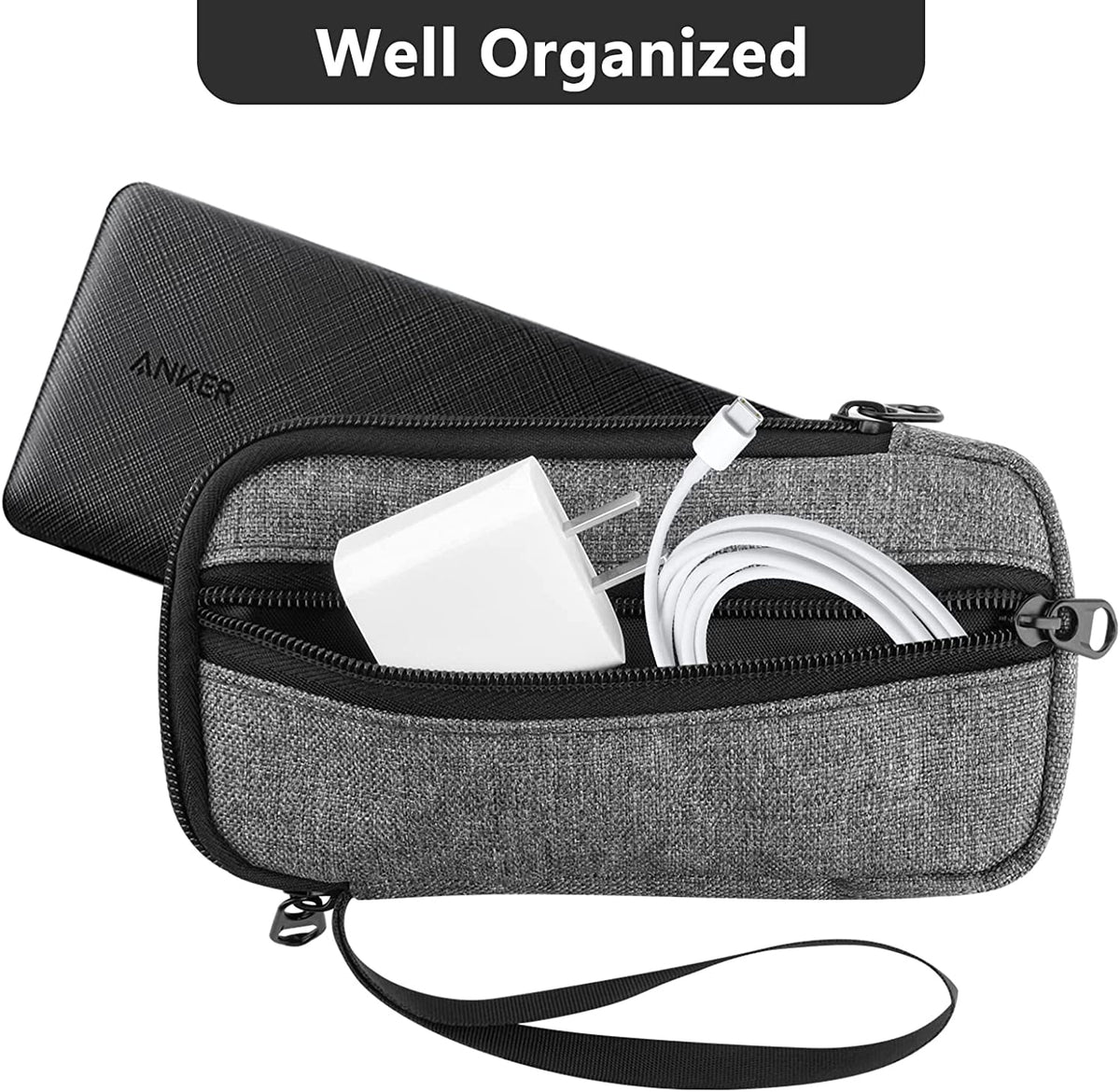 Travel Case for Anker Power Bank 313 (PowerCore Slim 10K), 325 (PowerCore Essential 20K), 523 (PowerCore 10K PD), 525