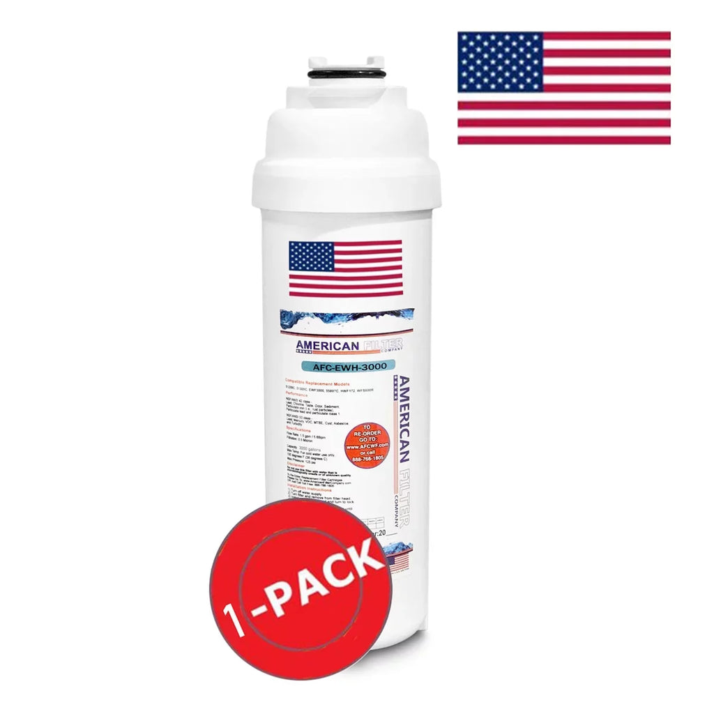 AFC Brand , Water Filters , Model # AFC-EWH-3000 , Compatible with WaterSentry® LZWS-ERFP8-RF - 1 Pack - Made in U.S.A.