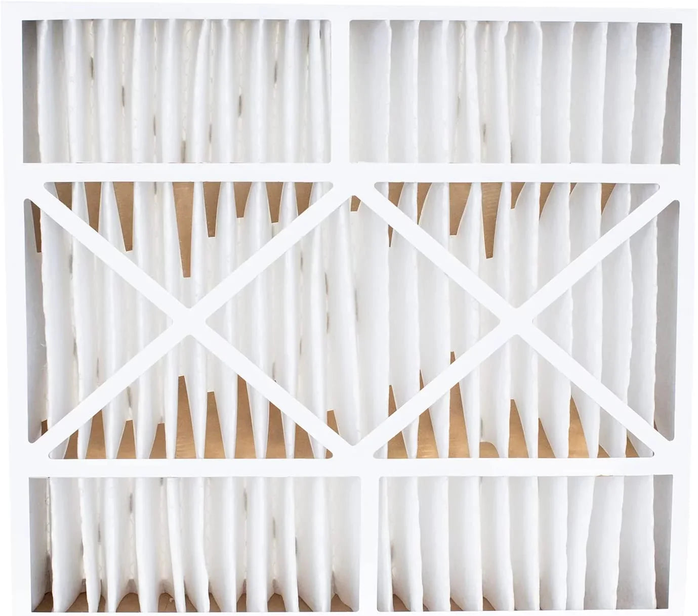 Filterbuy 20x22x5 MERV 8 Pleated HVAC AC Furnace Air Filters for Amana, Goodman, and Nordyne (3-Pack)