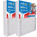 20x20x5 Air Filter MERV 11 Comparable to MPR 1000, MPR 1200 & FPR 7 Compatible with ReservePro 4531 Premium USA Made 20x20x5 Furnace Filter MERV 11 by AIRX FILTERS WICKED CLEAN AIR.