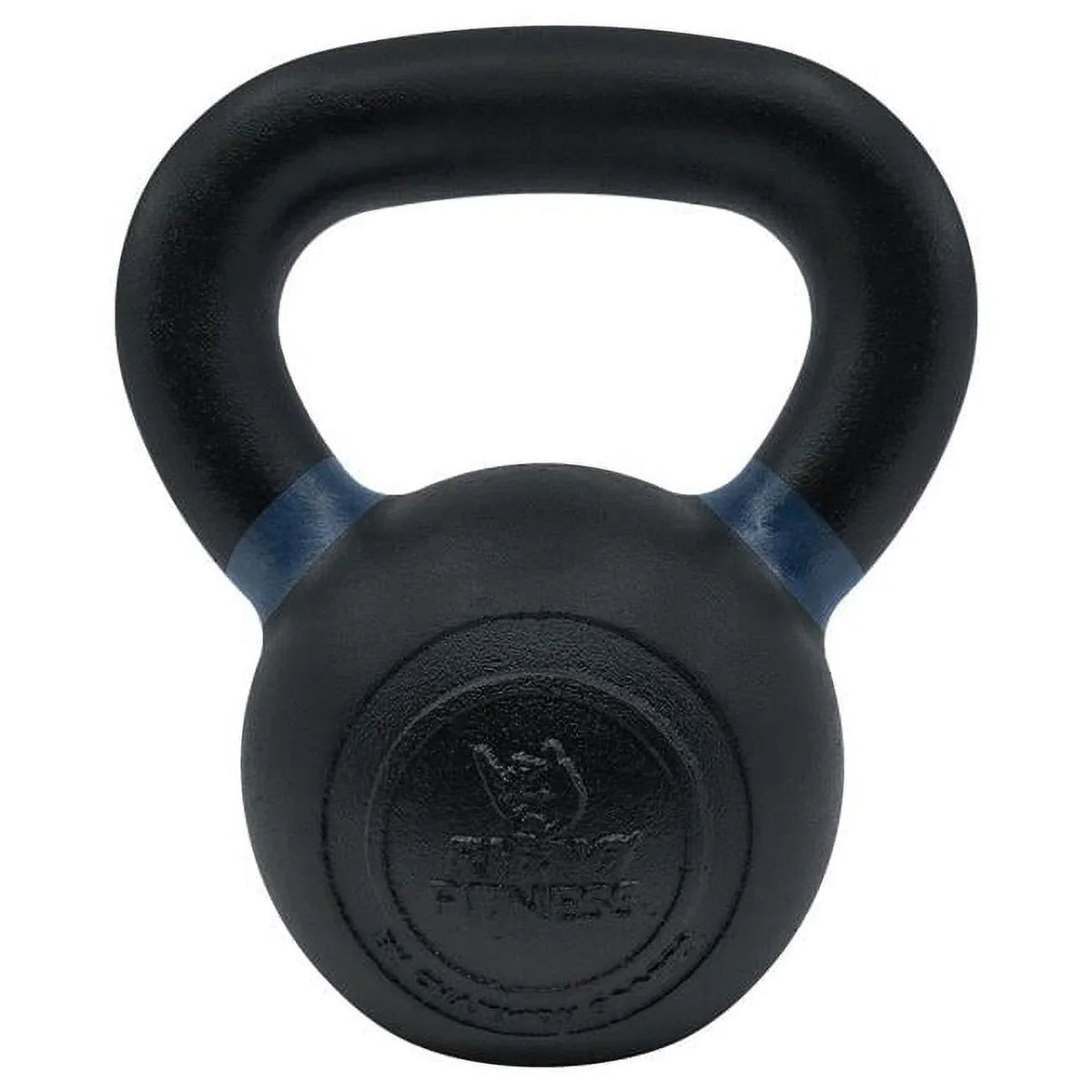 Champion Sports PCK25 7 x 5 x 8 in. 25 lbs Iron Kettlebell with Dark Blue Handles