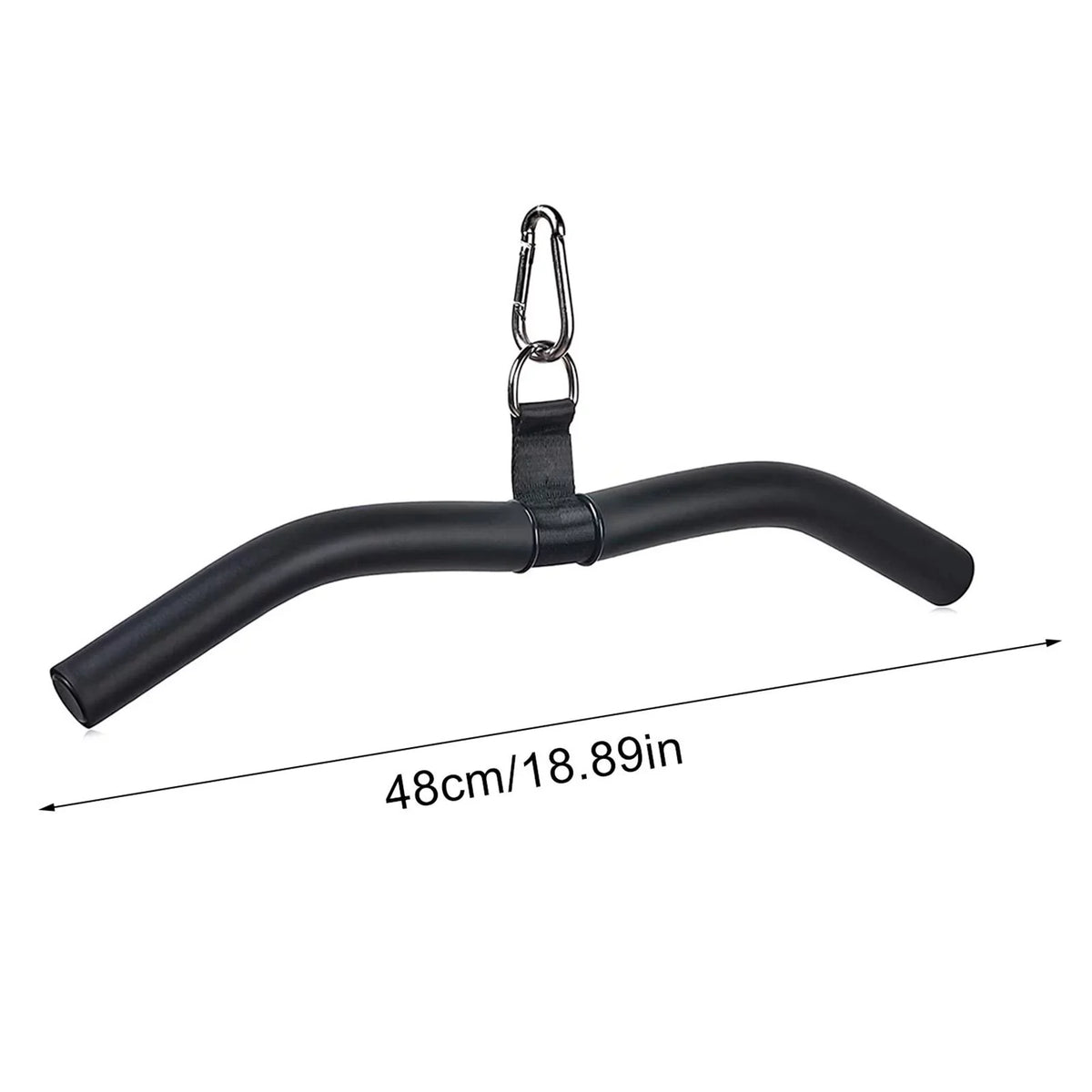 LAT Bar Cable Machine Attachment for Gym, Tricep Press Down LAT Pulldown Accessories, Weight Machine Accessories, Pulldown Cable Attachment Equipment