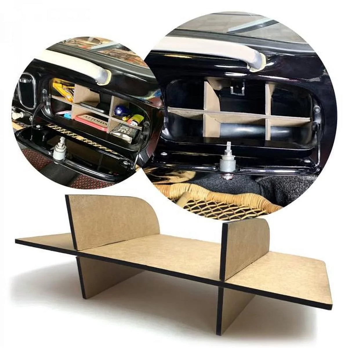 VW Beetle Glove Box Organizer for 52-57 Volkswagen Bug Oval Sedan Convertible