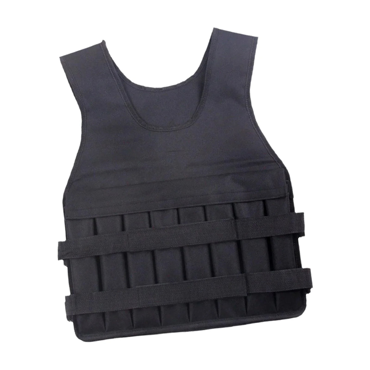 funtasica Loading Vest Exercise Jacket for Boxing Running Gym Fitness 8 Pockets Exercise Slim Design Strength Training Body Weight Vest