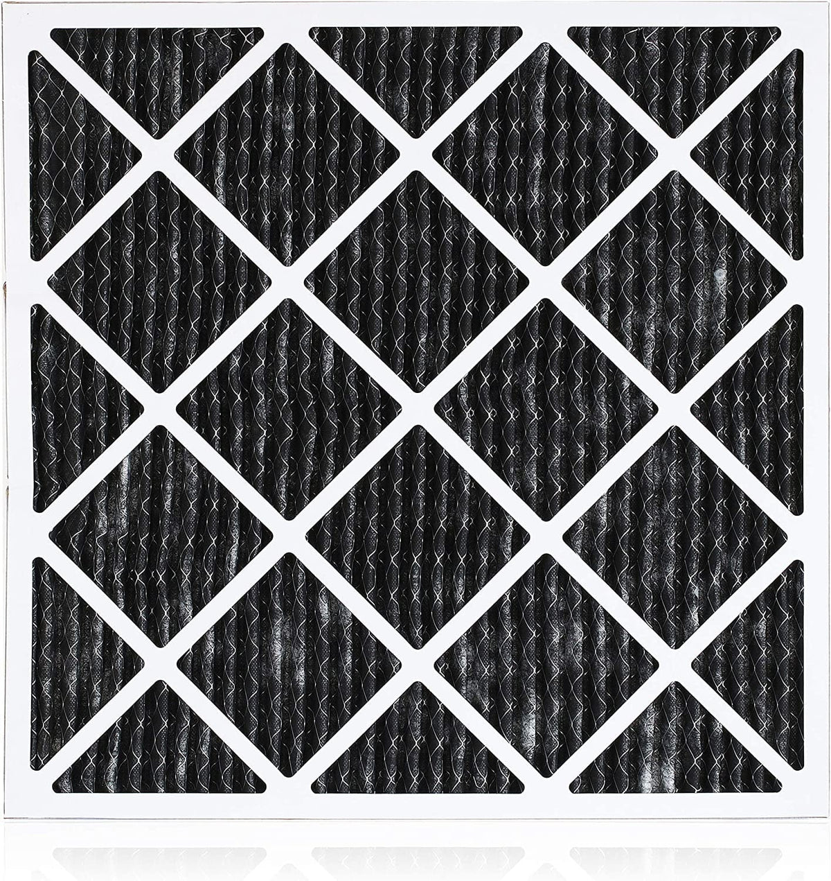Filterbuy 18x18x1 MERV 8 Odor Eliminator Pleated HVAC AC Furnace Air Filters with Activated Carbon (1-Pack)