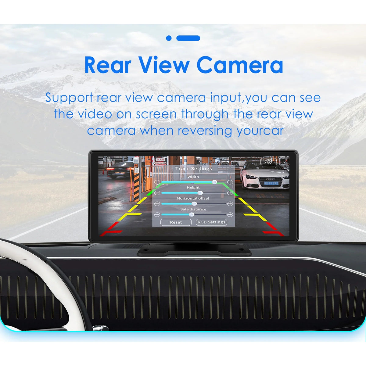 Android Auto Wireless  Carplay 360° Adjustable 10.26 Inch Touchdisplay Car Radio Stereo Head Unit Bluetooth GPS Navigation Player With Backup Camera