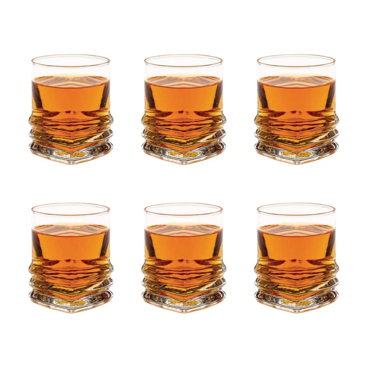 Vikko 1.9 Ounce Shot Glasses, Set of 6 Small Liquor and Spirit Glasses, Durable Tequila Bar Glasses For Alcohol and Espresso Shots, 6 Piece Mini Shooter Glass Set (Chile)