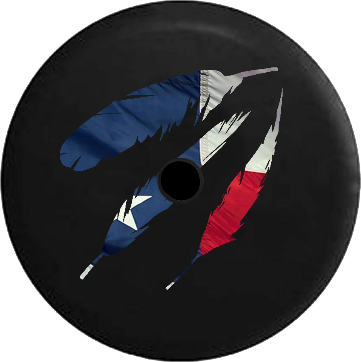 2018 2019 Wrangler JL Backup Camera Native American Feathers Waving Flag Spare Tire Cover for Jeep RV 33 Inch