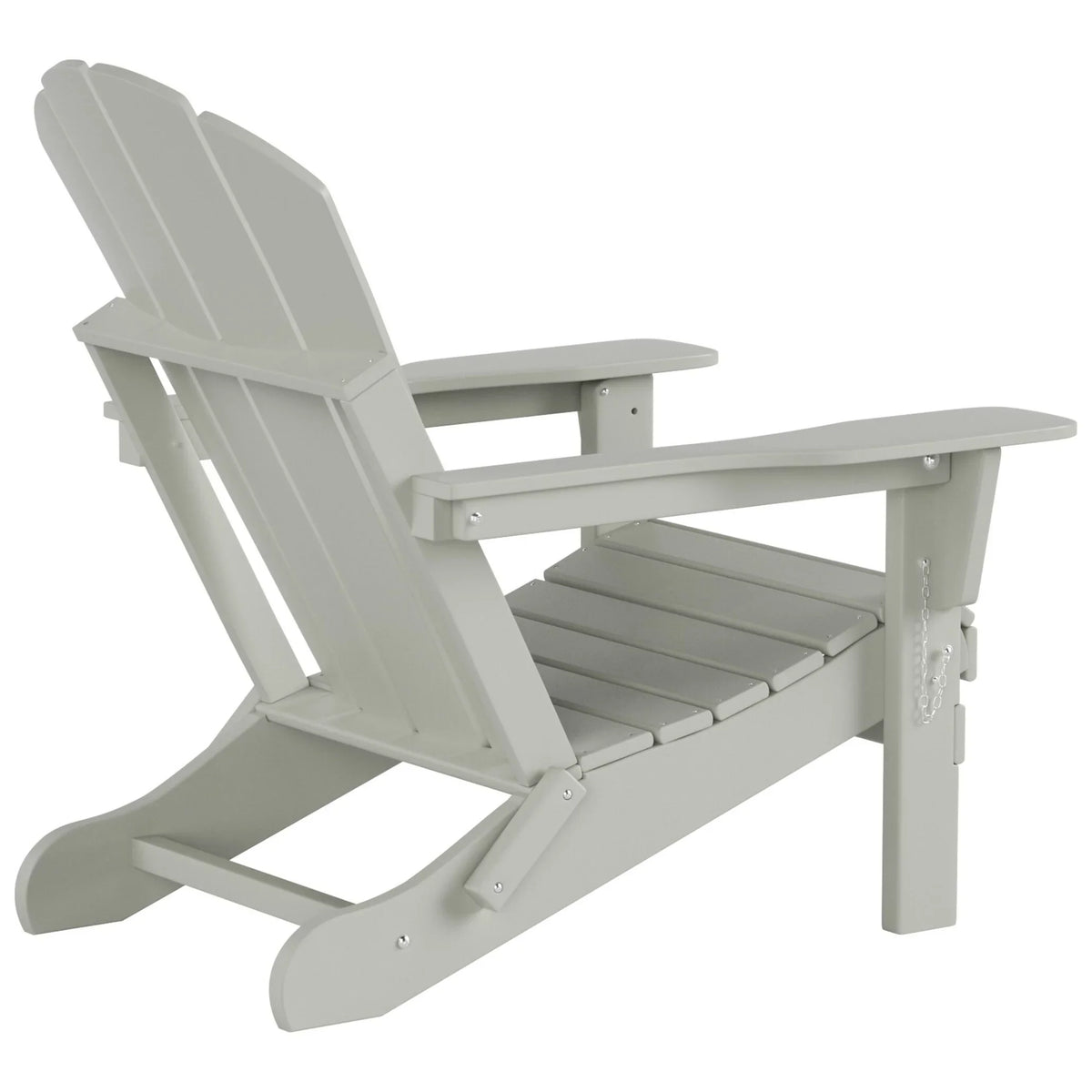 Polytrends  Laguna All Weather Poly Outdoor Patio Adirondack Chair Conversation Set - (4-Piece) Sand