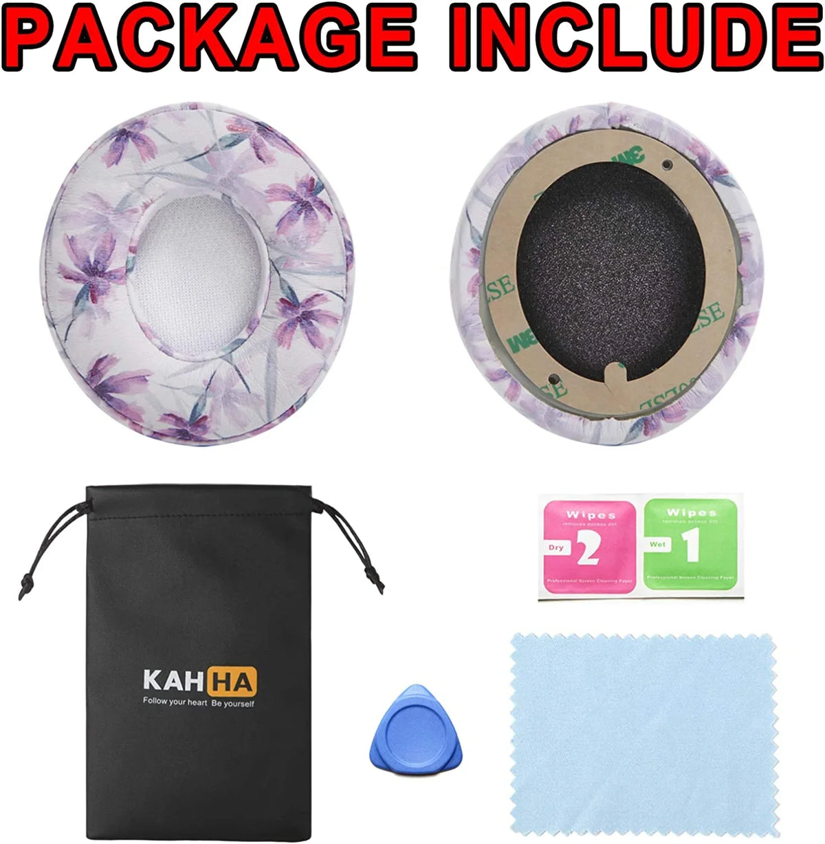 Ear Pads,Replacement earpads with Noise IsoLatitudeion Memory Foam Ear Cushions Compatible with Beats Solo 2 & 3