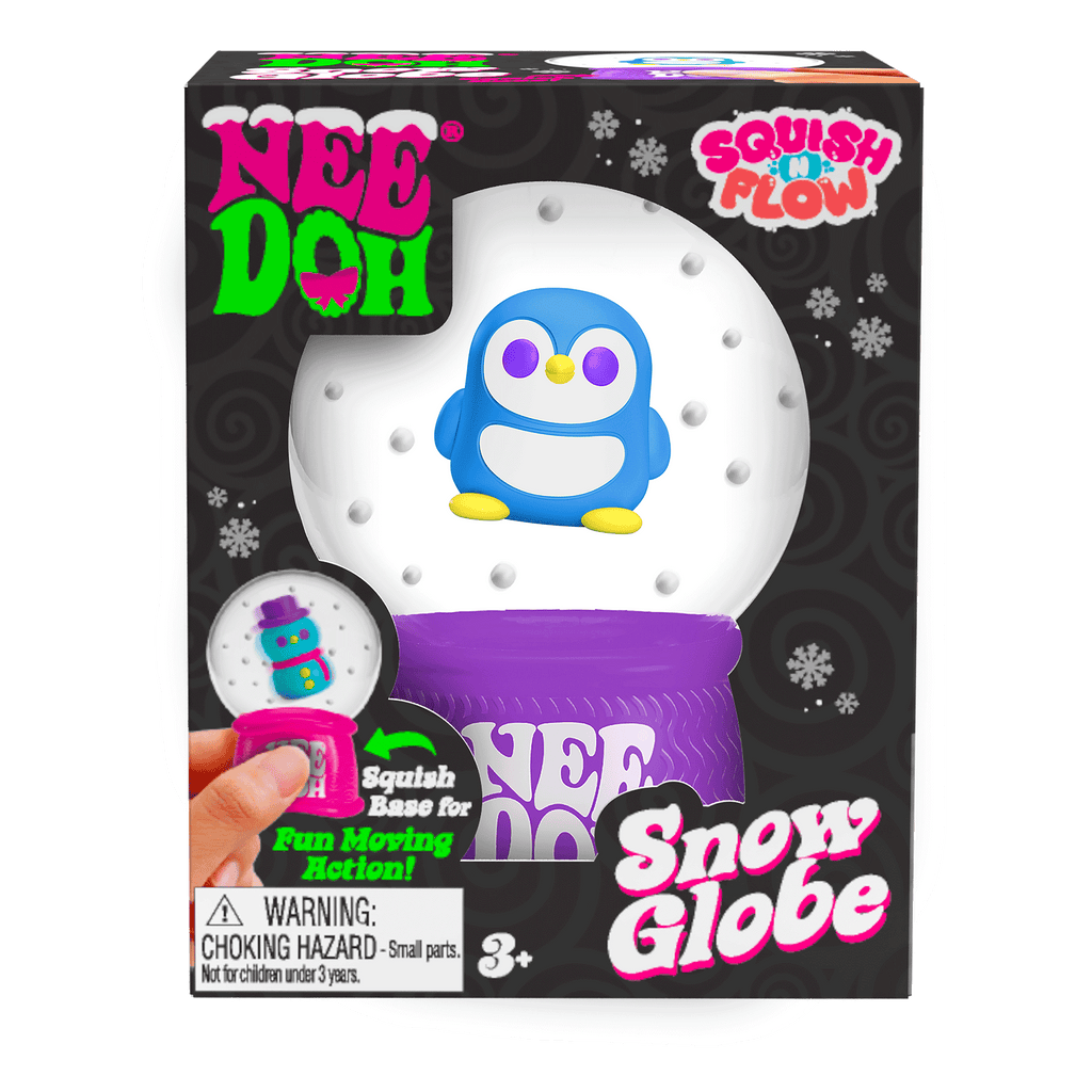 NeeDoh Squish N Flow Snow Globe | Signature Moonlit Lane