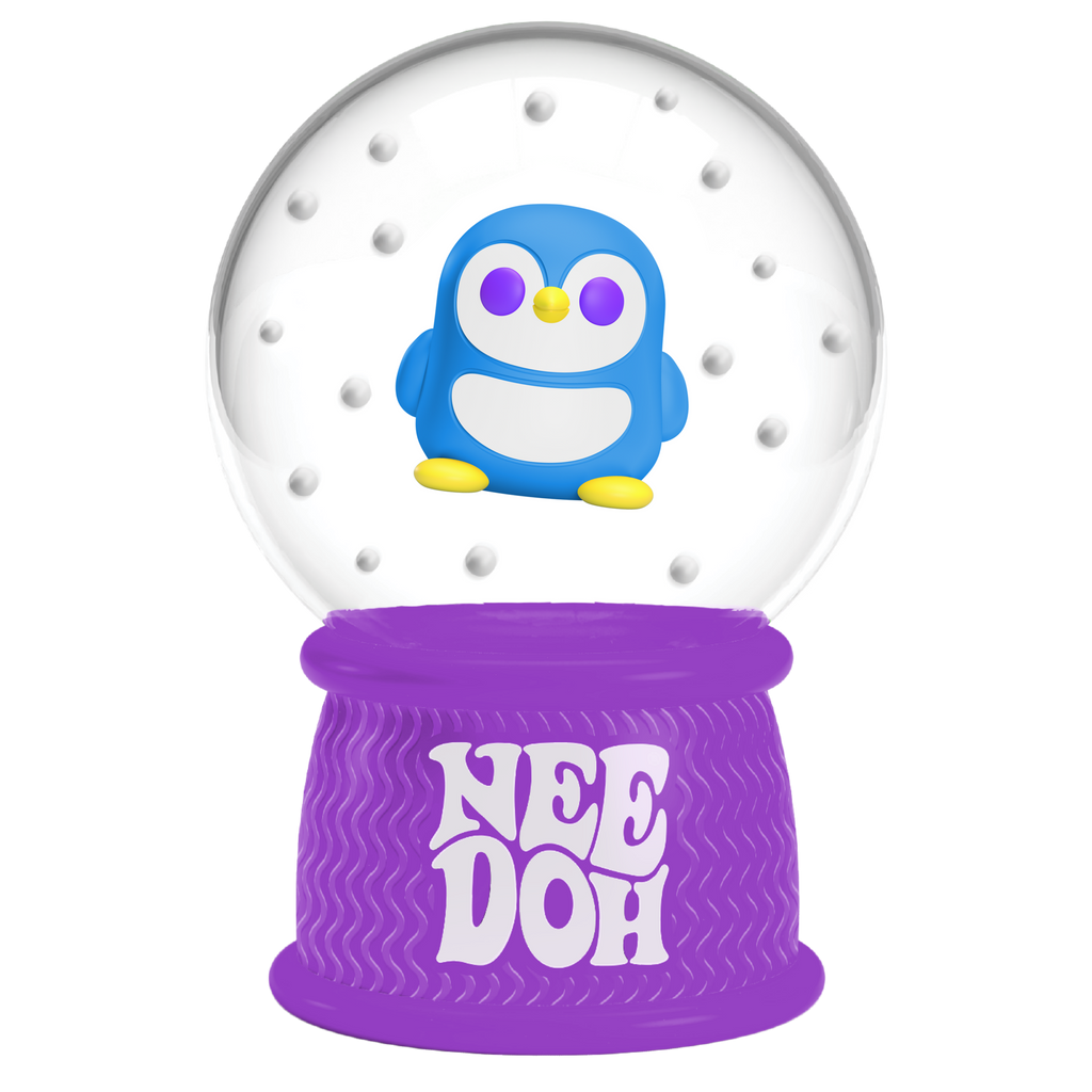 NeeDoh Squish N Flow Snow Globe | Signature Moonlit Lane