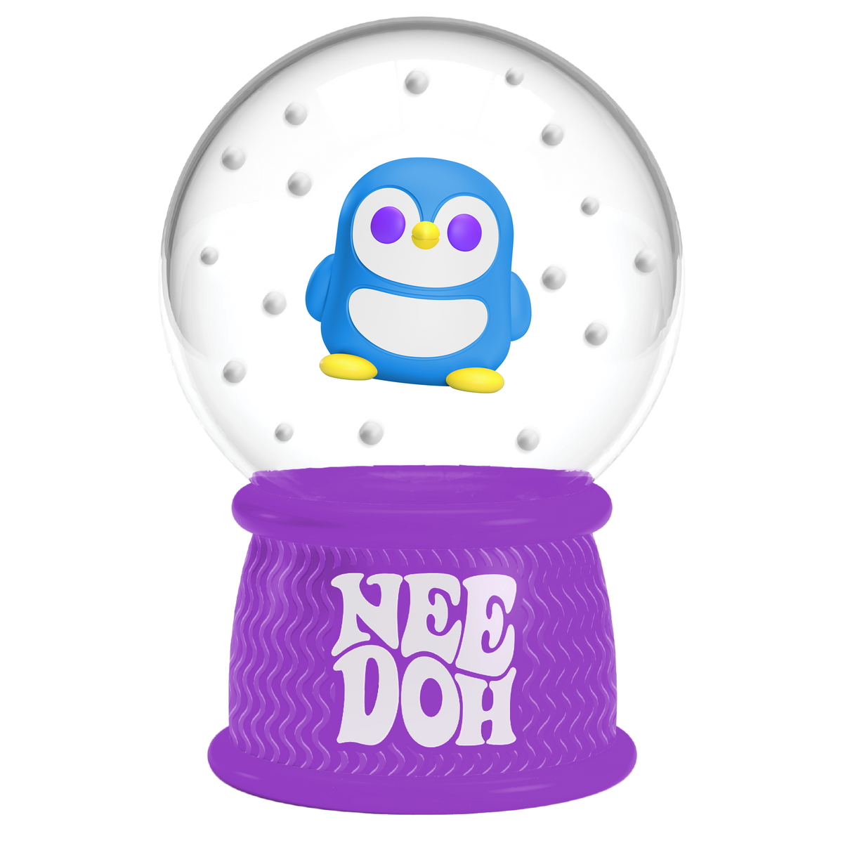 NeeDoh Squish N Flow Snow Globe | Signature Moonlit Lane