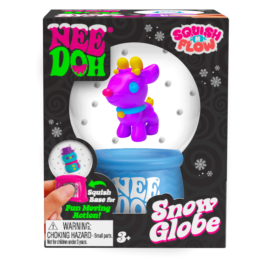 NeeDoh Squish N Flow Snow Globe | Signature Moonlit Lane